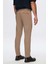 Slim Fit Vizon Armürlü Chino Pantolon 3
