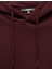 Reglan Kollu Pamuk Karışımlı Dikiş Detaylı Basic Kapşonlu Sweatshirt 3