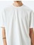 Basic Bisiklet Yaka Pamuklu Kısa Kollu Oversize Tişört 5
