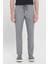 Comfort Fit Rahat Kesim Yan Cepli Desenli Beli Lastikli Pantolon 1