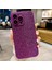 Apple iPhone 16 Pro Max Kılıf Bling Rhinestones Mor 2