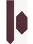 Erkek Siyah Bordo Karışık Desenli Kravat Mendil Set 1