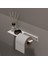 Banyo Tuvalet Kağıtlık Dekoratif Düzenleyici Tablalı Metal 1