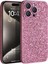 Apple iPhone 16 Pro Max Kılıf Bling Rhinestones Pembe 1