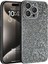 Apple iPhone 16 Pro Kılıf Bling Rhinestones Koyu Gri 1