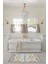 Dekoratif Özel Tasarım Yıkanabilir,ince, Kaymaz Tabanlı, Modern Halı KECE-FR113 4