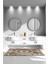Dekoratif Özel Tasarım Yıkanabilir,ince, Kaymaz Tabanlı, Modern Halı KECE-FR12 4