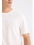 %100 Pamuk New Regular Fit Bisiklet Yaka Basic Düz Kısa Kollu Tişört V7699AZ25SP 7