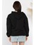 Yarım Fermuarlı Üç Iplik Şardonlu Kadın Sweatshirt 3