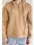 Yarım Fermuarlı Üç Iplik Şardonlu Kadın Sweatshirt 3