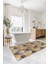 Dekoratif Özel Tasarım Yıkanabilir,ince, Kaymaz Tabanlı, Modern Halı KECE-FR91 4