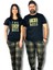 Erkek The Boss Motifli Pijama Takımı (Siyah- Haki) 1