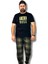 Erkek The Boss Motifli Pijama Takımı (Siyah- Haki) 2