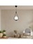 Yıldız Home Damla Uyum Siyah-Beyaz Camlı Avize 2