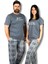 Kadın Girl Friend Motifli Pijama Takımı (Gri) 1