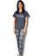 Kadın Girl Friend Motifli Pijama Takımı (Gri) 2