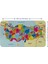 - Eğitici ve Öğretici Dünya ve Türkiye Haritası Çocuk Odası Duvar STICKER-60X105-3882 2