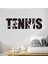 1 Parça Duvar Sticker Yaratıcı Ingilizce Tenis Yatak Odası Spor Salonu Duvar Çıkartması 1