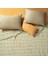 Solıd Çift Kişilik Tencel - Cotton Tencel Pamuk Pike 200x220 Cm Yeşil 4