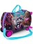 Kids Pembe Motorlu Kedi Desenli Otur-Çek Çocuk Valizi 16358 3
