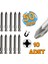 Mıknatıslı Pozidriv Bits Uç Pz2 50 mm 10'lu Set Kutulu Manyetik 1/4" Matkap Ucu 5 cm Uzunluk 1