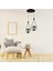 Yıldız Home Damla Uyum 2.li Siyah-Füme Camlı Avize 2