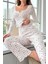Çiçek Baskılı Uzun Kollu Pamuk Pijama Takımı 2