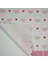 Romantik Pembe Çizgili Fiyonk ve Kalp Desenli Lazer Kesim Kumaş Fırın Örtüsü 3