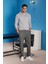 Ds Damat Relaxed Fit Yeşil Armürlü Ince ve Hafif Rpt Jogger Pantolon 3