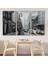- New York Sokakları ve Sarı Taksi Yağlıboya Görünüm Kanvas TABLO-3552 3