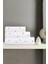 3 Parça Kalp Nakışlı Banyo Havlusu Takımı %100 Pamuklu Lovely Set 5