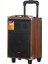 Baab Q12 Profosyonel Ahşap Kasa Taşınabilir Büyükboy 40X33X60 Kumanda Mikrofon,bluetoothlu,hoparlör 1