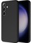 Galaxy S25 Kılıf Kamera Korumalı Içi Kadife Logosuz Mara Lansman Silinebilir Kılıf Siyah 1