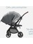 Leona2-Cabriofix I-Size Tek Elle Katlanabilen Ultra Kompakt Çift Yönlü Seyahat Sistem Bebek Arabası Graphite 5