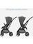 Leona2-Cabriofix I-Size Tek Elle Katlanabilen Ultra Kompakt Çift Yönlü Seyahat Sistem Bebek Arabası Graphite 6