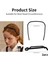 Adet Kare Görünmez Hairband Kıvırcık Saç Kalın Kafa Bandı Orta Kalın Büyük Hairband Kadın Kıvırcık Saç Sabitleme Aracı Kadınlar Için (Yurt Dışından) 4