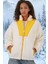5194 Kadın Peluş Mont Ceket - Sarı 1