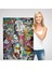 - Graffiti Marilyn Monroe, Renkli Marilyn Monroe Kanvas TABLO-5307 3