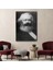 - Karl Marx Siyah Beyaz Dekoratif Kanvas TABLO-5964 1