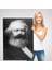 - Karl Marx Siyah Beyaz Dekoratif Kanvas TABLO-5964 3