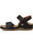 104424.Z5FX Siyah Kadın Comfort Sandalet 3