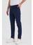 Theseason Erkek Lacivert Slim Fit Esnek Gabardin Pantolon 2