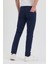 Theseason Erkek Lacivert Slim Fit Esnek Gabardin Pantolon 5