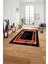 Çerçeveli Klasik Modern Baskılı Yıkanabilir Kaymaz Yolluk Mutfak Salon Halısı,Çerçeveli-130-Kırmızı, 1