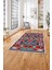 Etnik Kilim Desen Görünümlü Yıkanabilir Kaymaz Yolluk Mutfak Salon Halısı, Etnik-25-Renkli, 1
