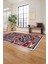 Etnik Kilim Desen Görünümlü Yıkanabilir Kaymaz Yolluk Mutfak Salon Halısı, Etnik-25-Renkli, 4