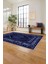 Baskılı Etnik Klasik Model Yıkanabilir Kaymaz Yolluk Mutfak Salon Halısı, Etnik-33-Lacivert, 4
