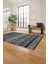 Baskılı Etnik Sade Desen Yıkanabilir Kaymaz Yolluk Mutfak Salon Halısı, Etnik-38-Gri, 4
