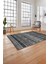 Baskılı Etnik Sade Desen Yıkanabilir Kaymaz Yolluk Mutfak Salon Halısı, Etnik-38-Gri, 2
