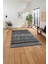 Baskılı Etnik Sade Desen Yıkanabilir Kaymaz Yolluk Mutfak Salon Halısı, Etnik-38-Gri, 3